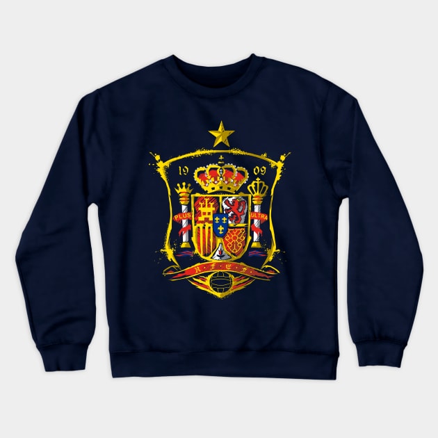 Spain Splash Crewneck Sweatshirt by Andriu